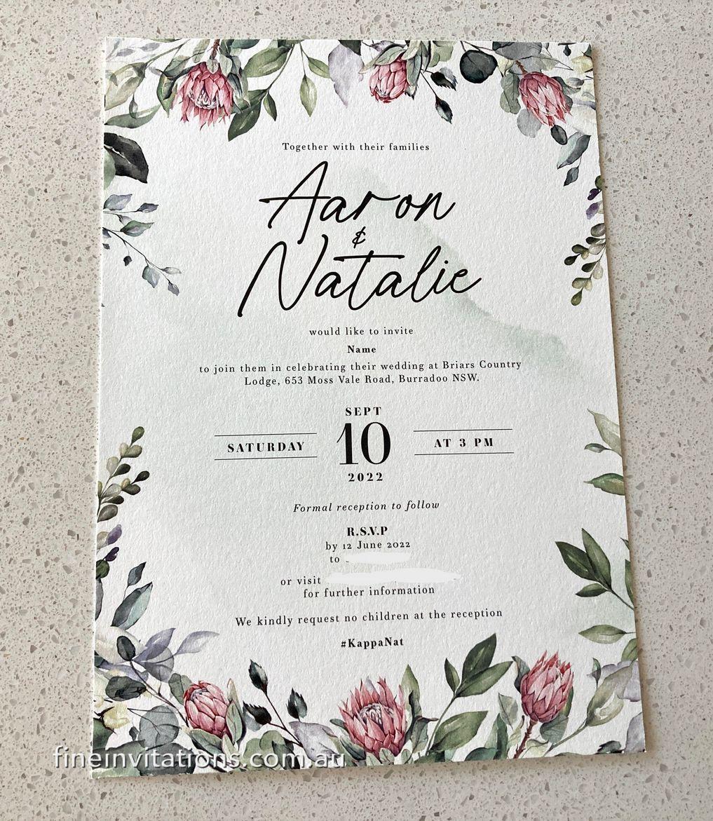 wedding invitation printing Sydney