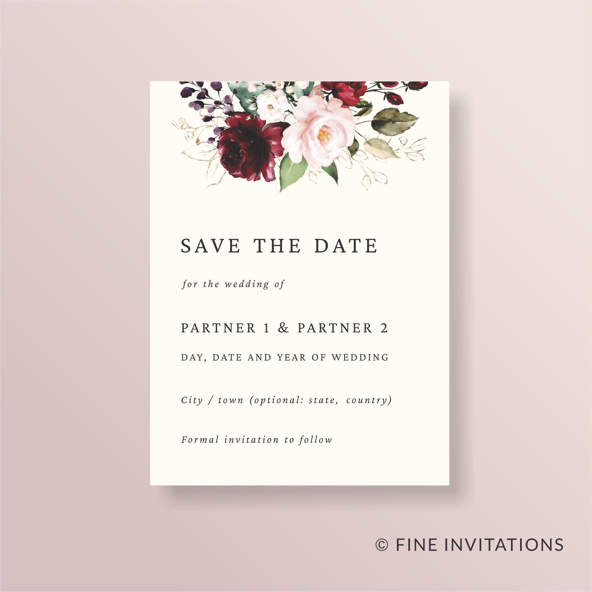 Wedding Save The Date