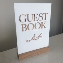 wedding guest book sign